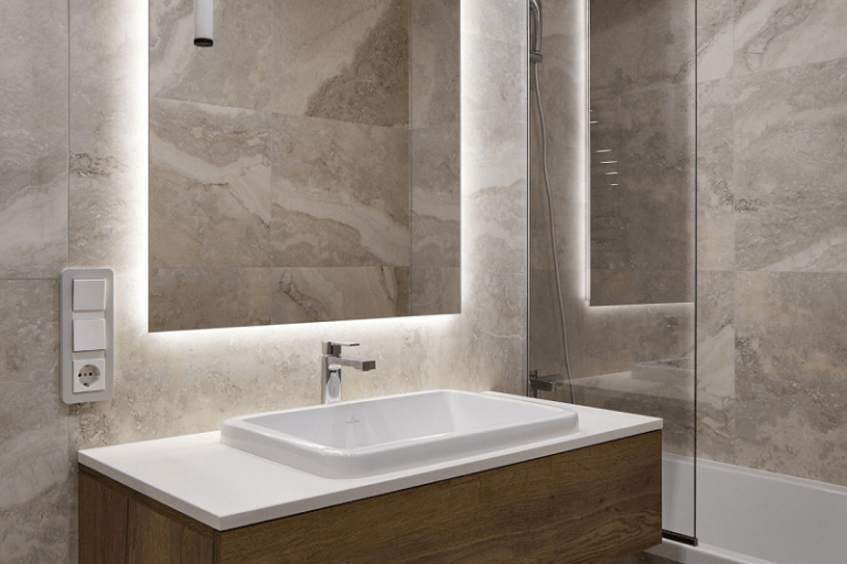 Frameless mirrors