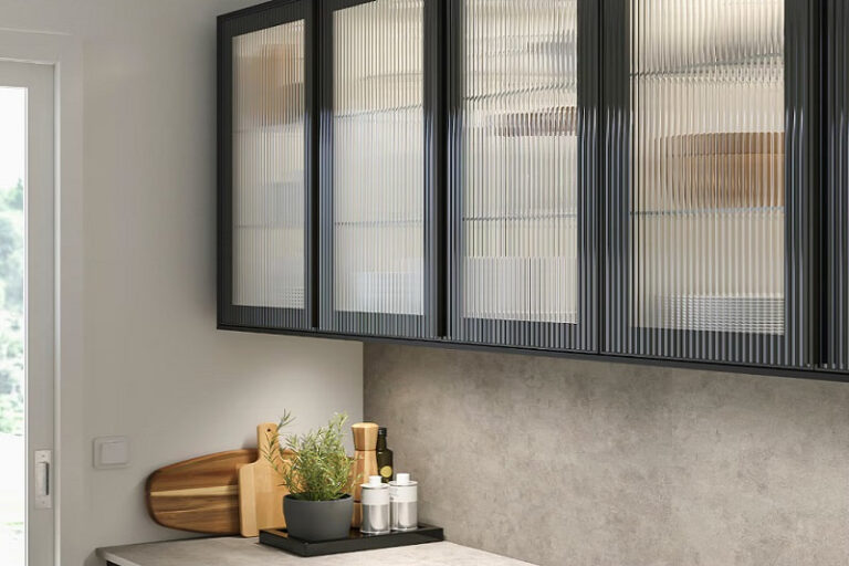 fluted and reeded glass in doors