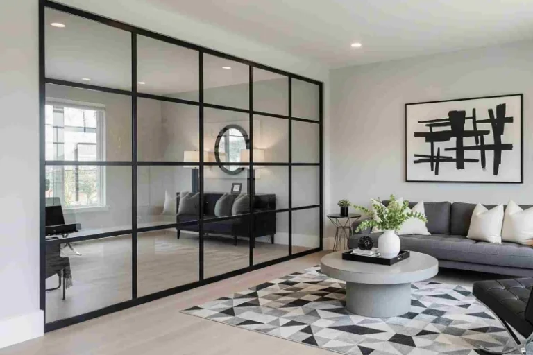 Framed Glass Partitions for Home