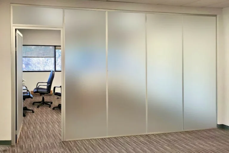 Frosted & Etched Glass Partition Walls