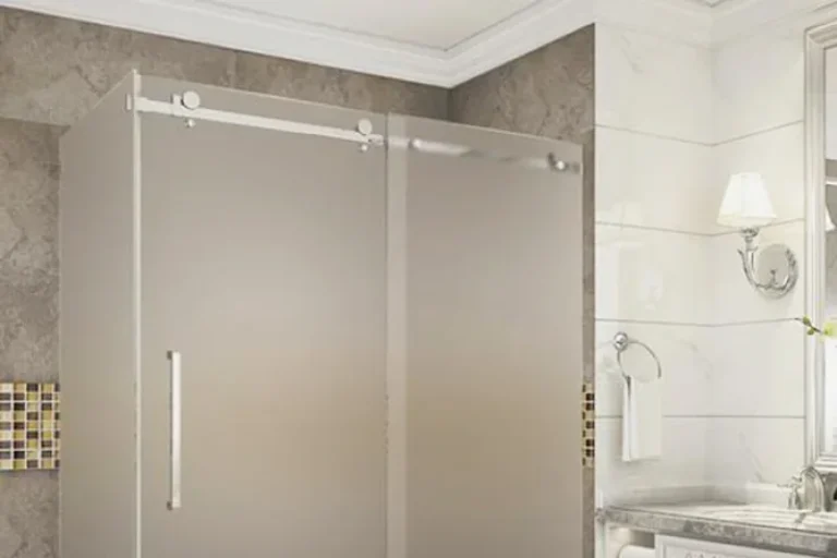 Frosted or Etched Shower Glass Partitions