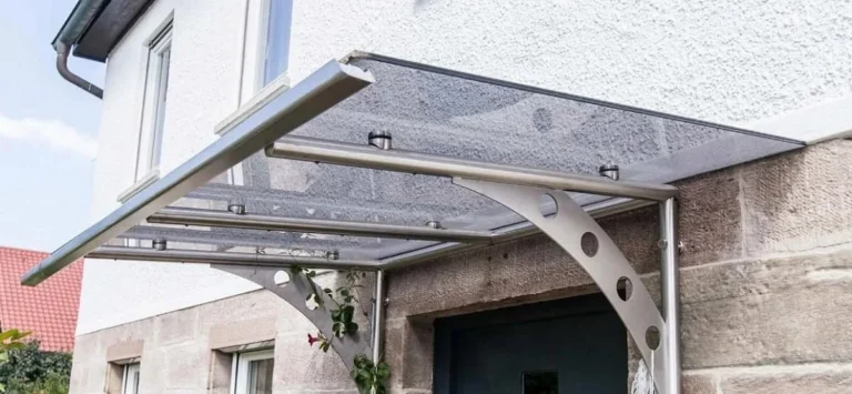 Types of glass canopies